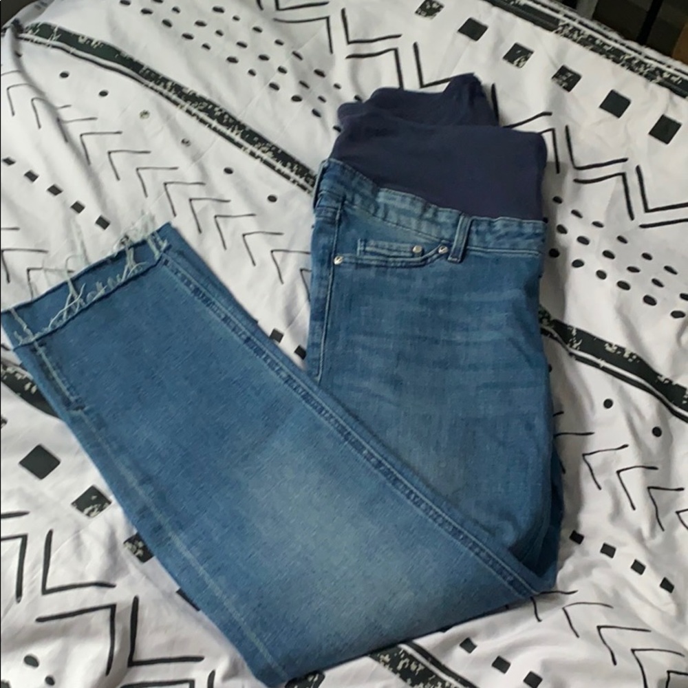Maternity Straight Ankle Jeans